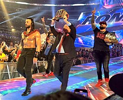 Bloodline Entrance At Wrestlemania